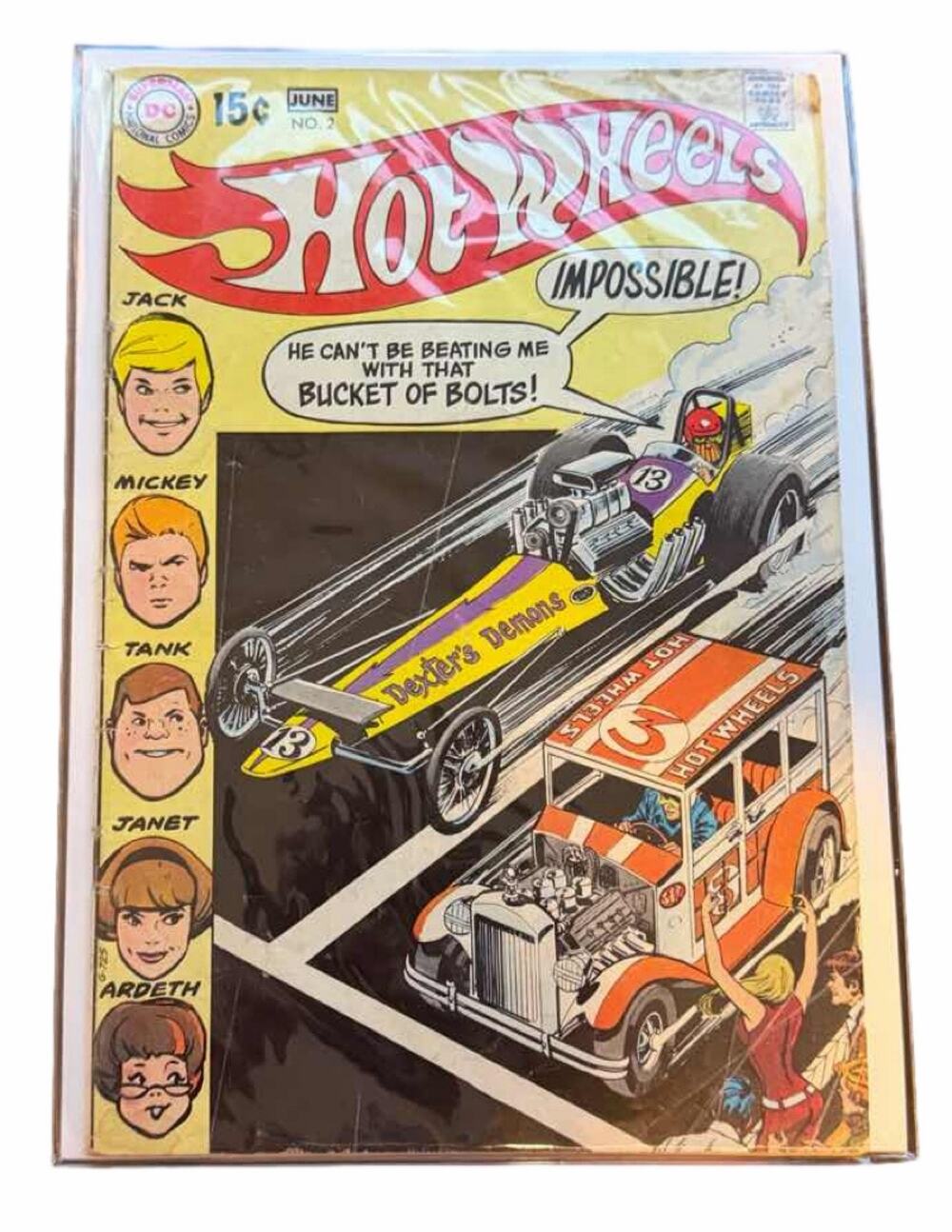 Hot Wheels 2 DC Comics June 1970 Alex Toth Art